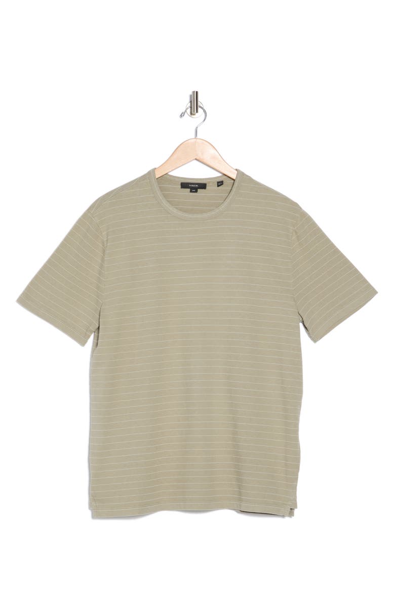 Vince Garment Dye Fleck Stripe T-Shirt, Alternate, color, 