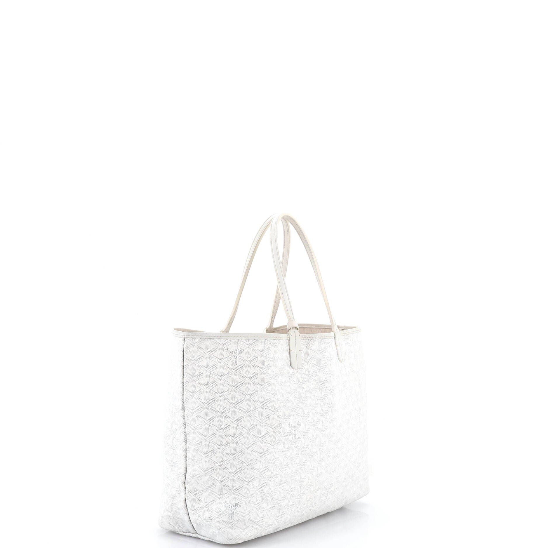 Saint Louis Tote Coated Canvas PM, Alternate, color, White