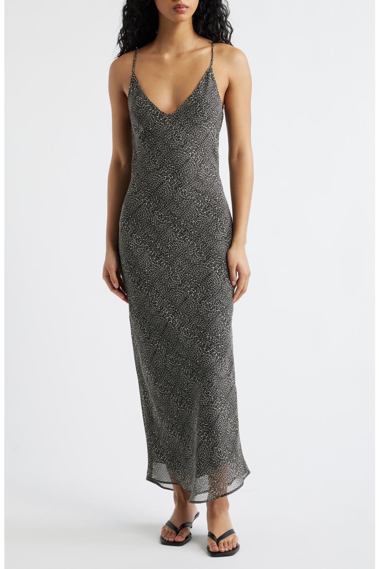 The Jordan Leopard Print Slipdress, Main, color, CHEETAH