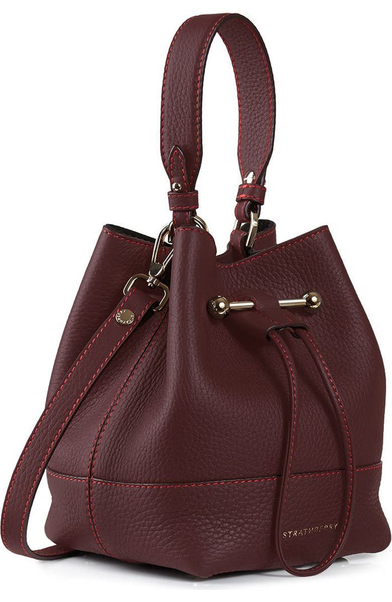 Strathberry Lana Osette Leather Crossbody Bucket Bag, Alternate, color,