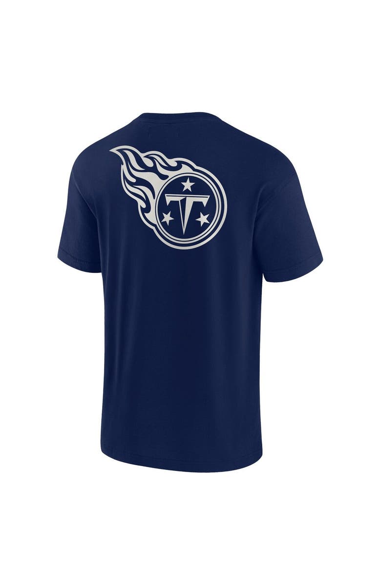 Fanatics Signature Unisex Fanatics Signature Navy Tennessee Titans Elements Super Soft Short Sleeve T-Shirt, Alternate, color, Navy