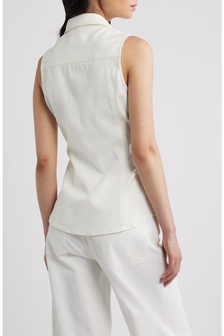 Leah Airflex Sleeveless Shirt, Alternate, color, WHITE