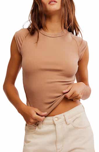 Ever Had Cap Sleeve Cotton T-Shirt