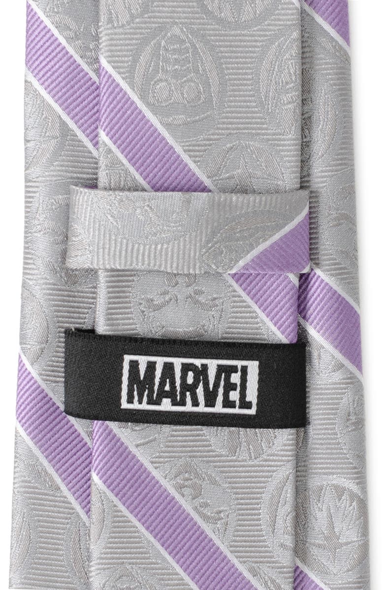 Cufflinks, Inc. Guardians of the Galaxy Stripe Jacquard Silk Tie, Alternate, color, Gray