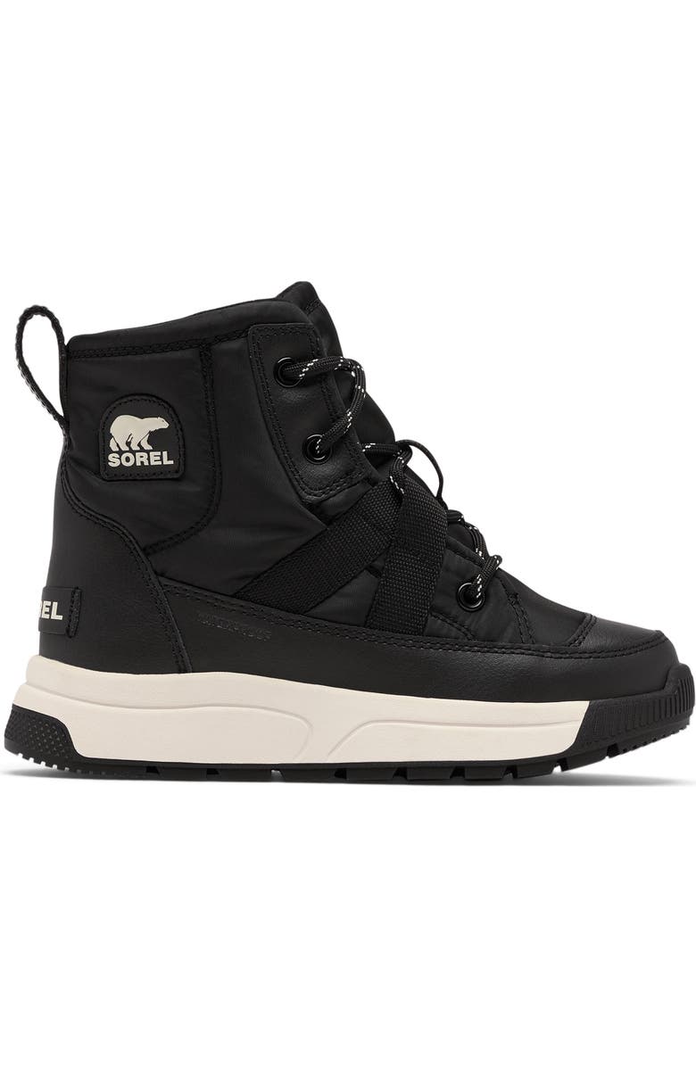 SOREL Kids
Whitney III Waterproof Mid Boot, Alternate, color, Black/ Sea Salt