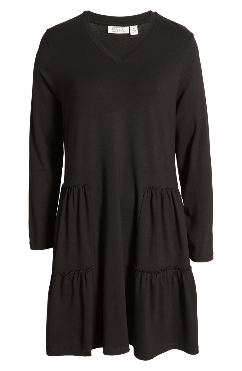 Masai Copenhagen Gili Long Sleeve Tiered Minidress, Alternate, color, 