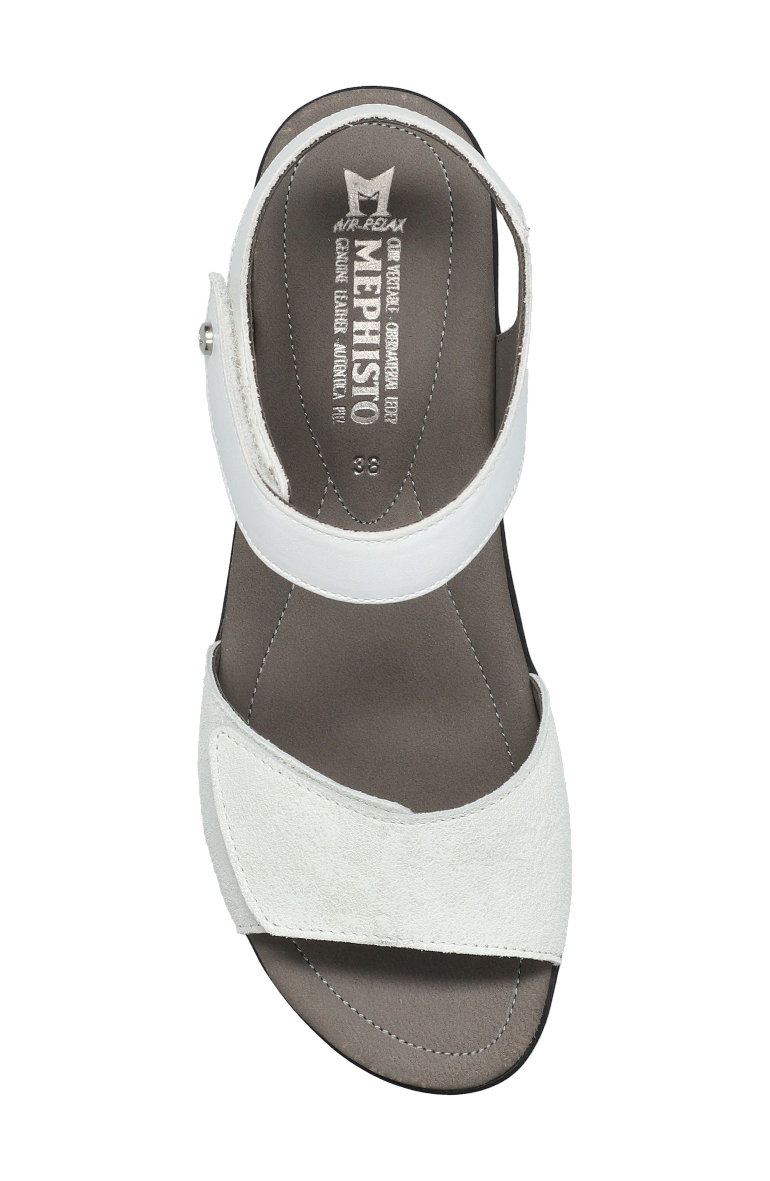 Mephisto Pattie Sandal, Alternate, color, White