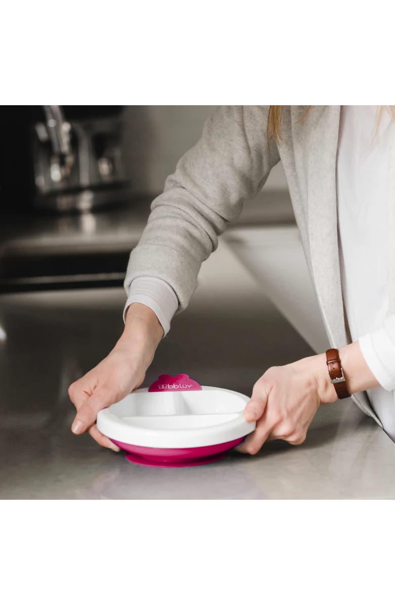 bbluv Plato Warm Feeding Plate, Alternate, color, Lime