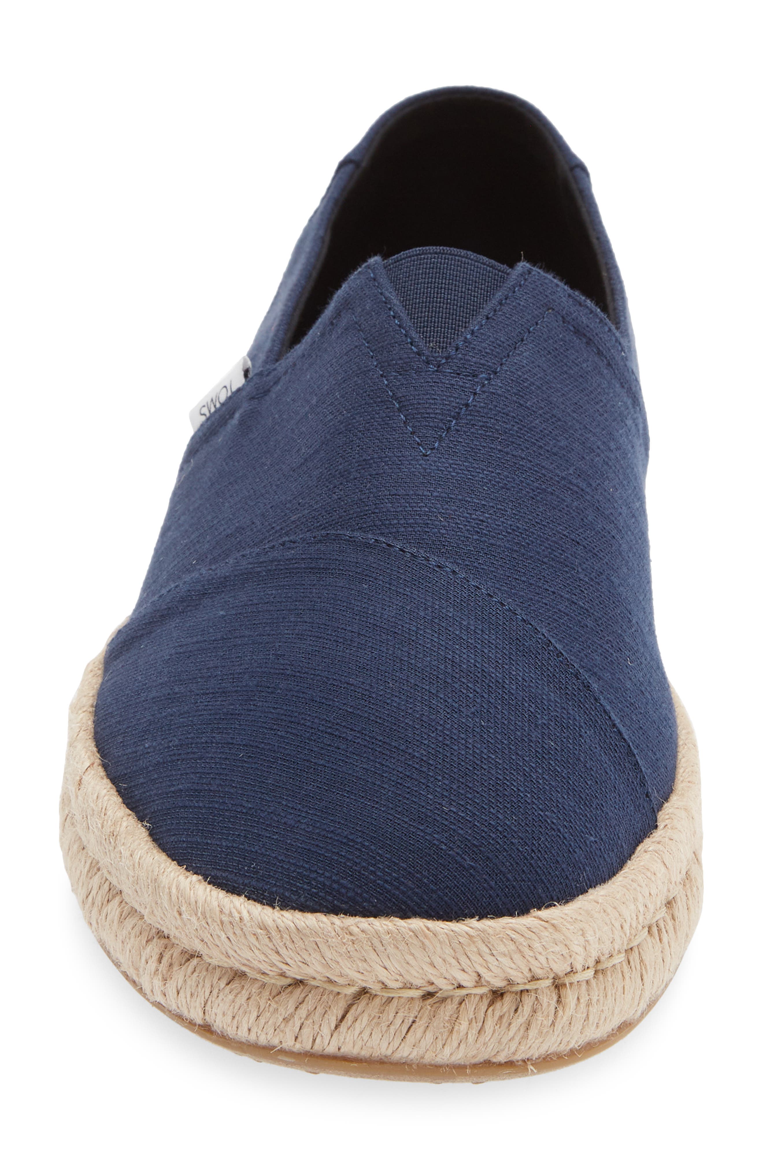 Alpargata Espadrille Slip On, Alternate, color, NAVY