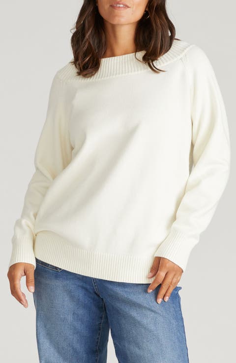 Noomi Boat Neck Sweater (Plus)