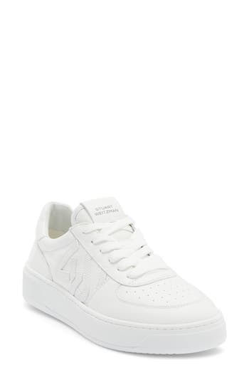 Stuart Weitzman Courtside Sneaker In White