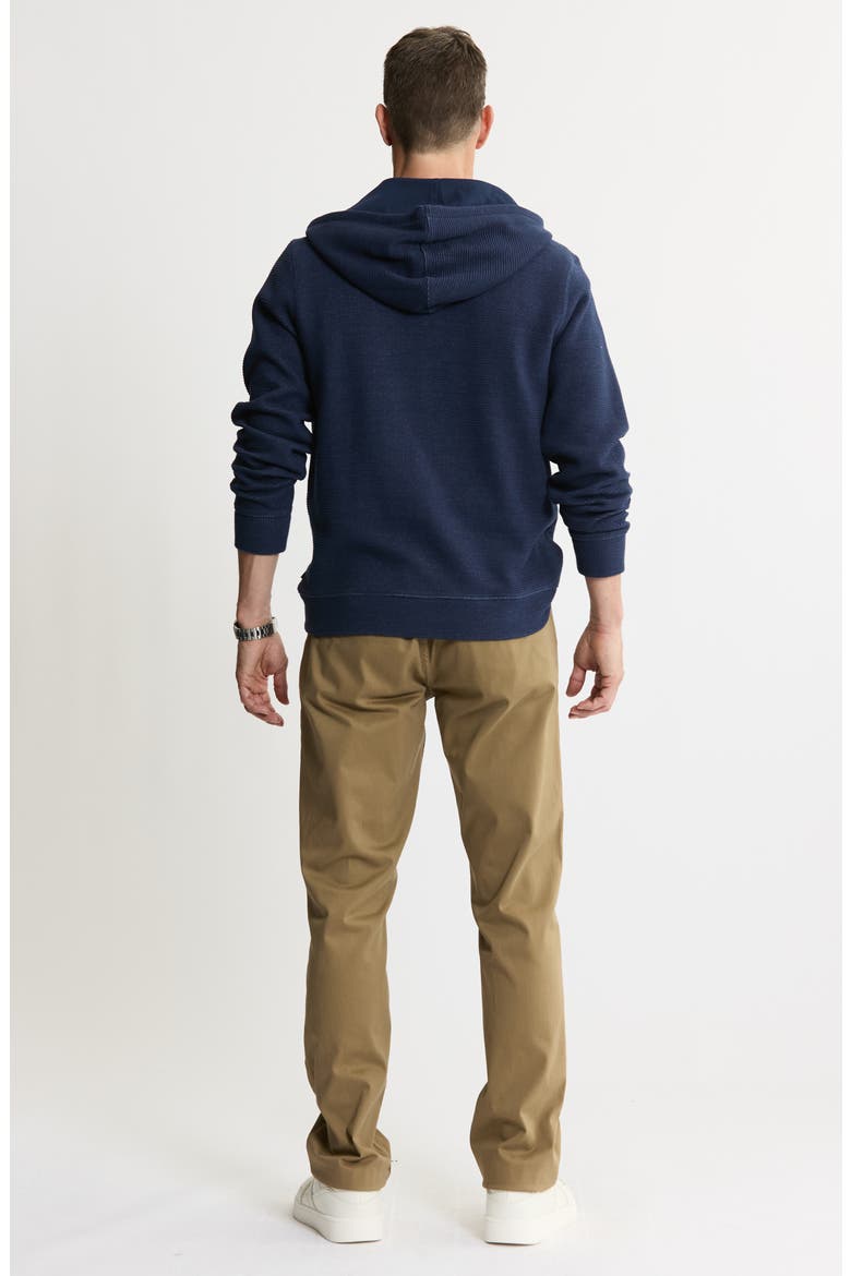 Textured Knit Hooded Pullover, Alternate, color, NAVY