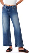 HINT OF BLU Clever High Waist Wide Leg Jeans