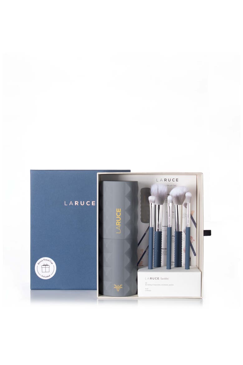 Christine Brush Set (Nordstrom Exclusive), Alternate, color, MEDIUM BLUE