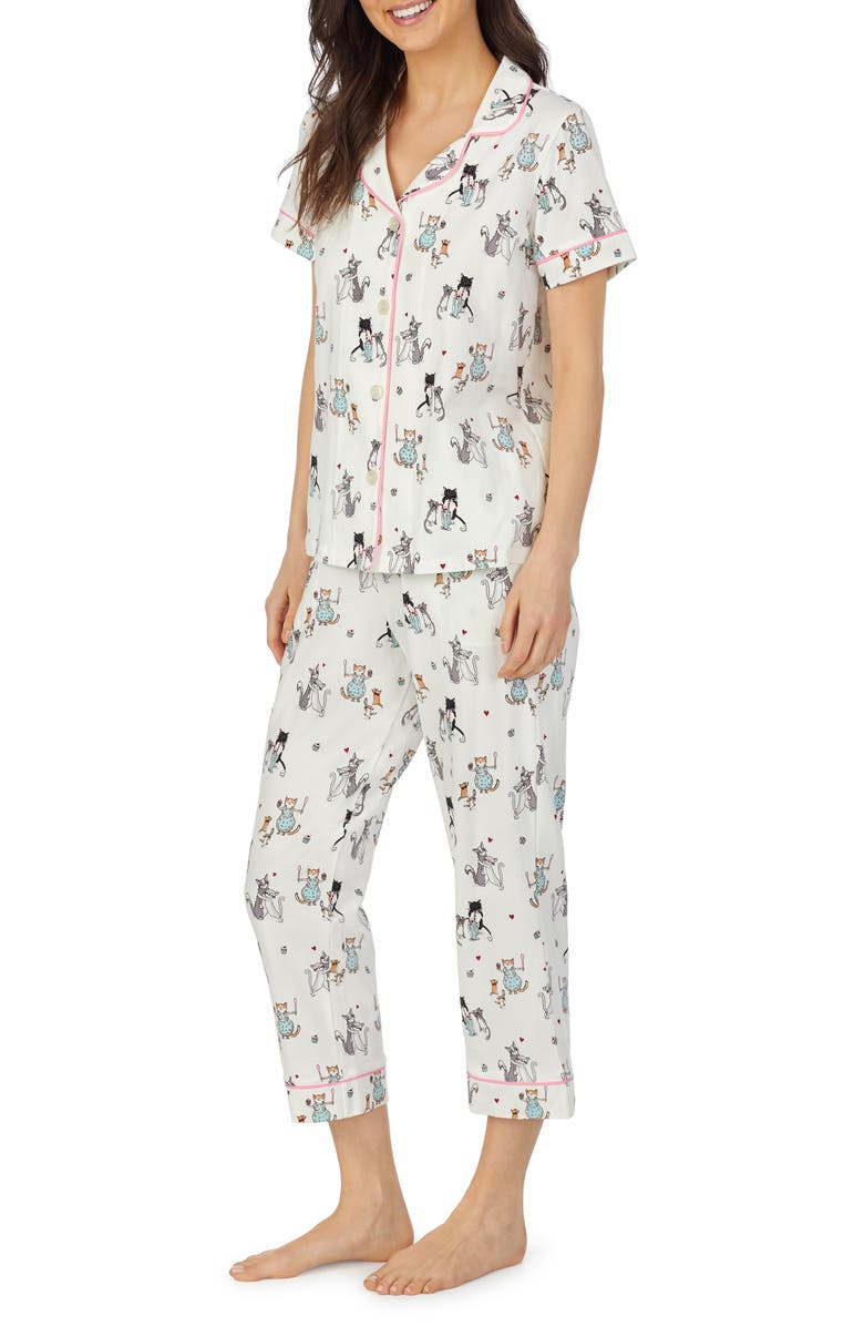 BedHead Pajamas Crop Pajamas, Alternate, color,