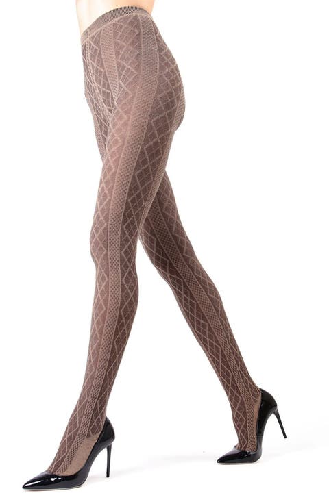 Juneau Diamonds Sweater Tights