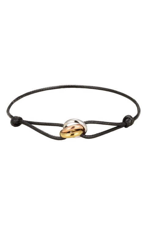 Infinity Ring Cord Bracelet
