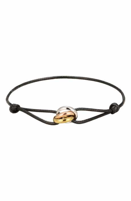 Infinity Ring Cord Bracelet