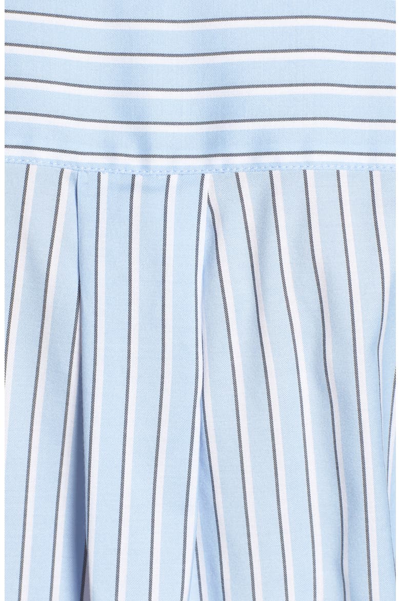 Stripe Button Front Shirt, Alternate, color, BLUE BRUNNERA GROOVE STRIPE
