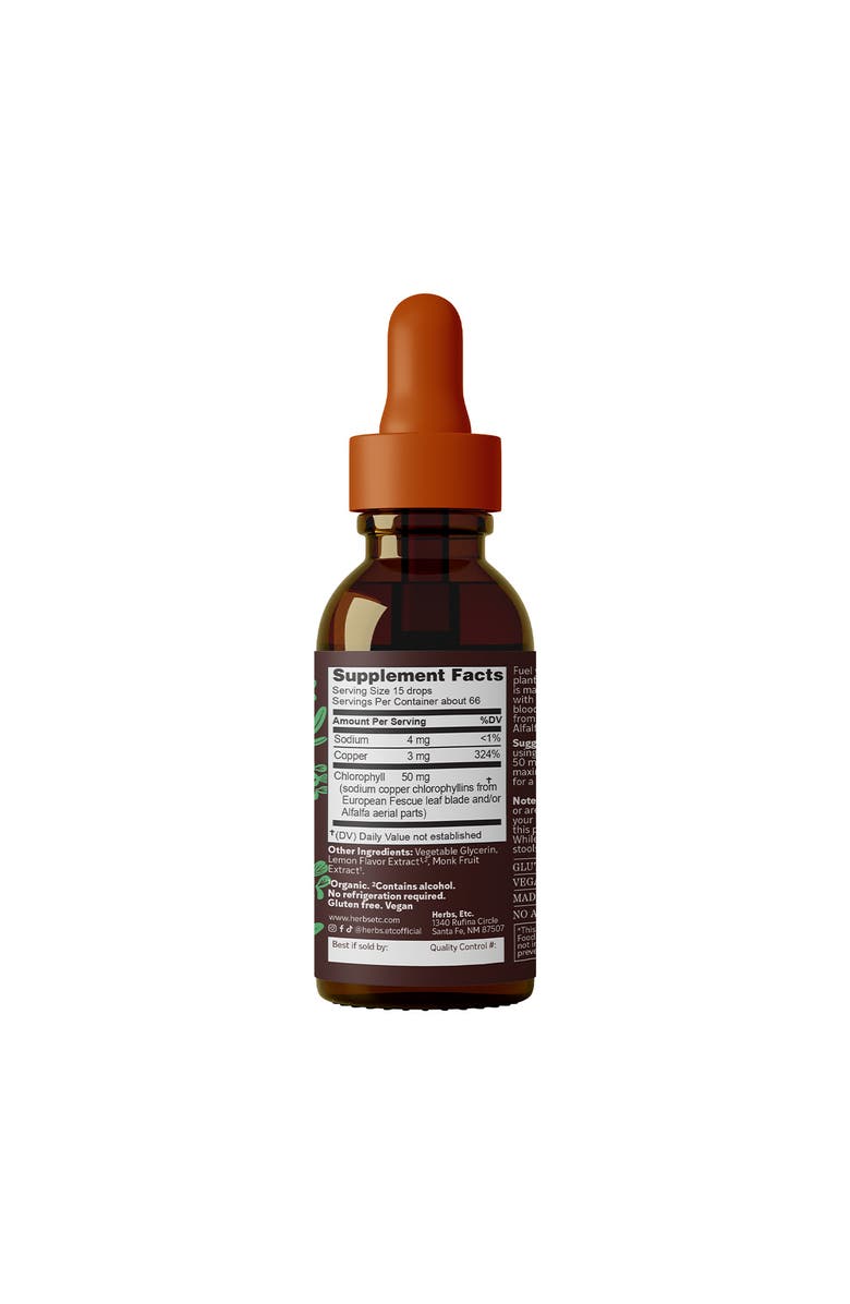 Herbs Etc. ChlorOxygen Lemonade Drops 50mg of Chlorophyll 1 oz. 66 Servings, Alternate, color, NO COLOR