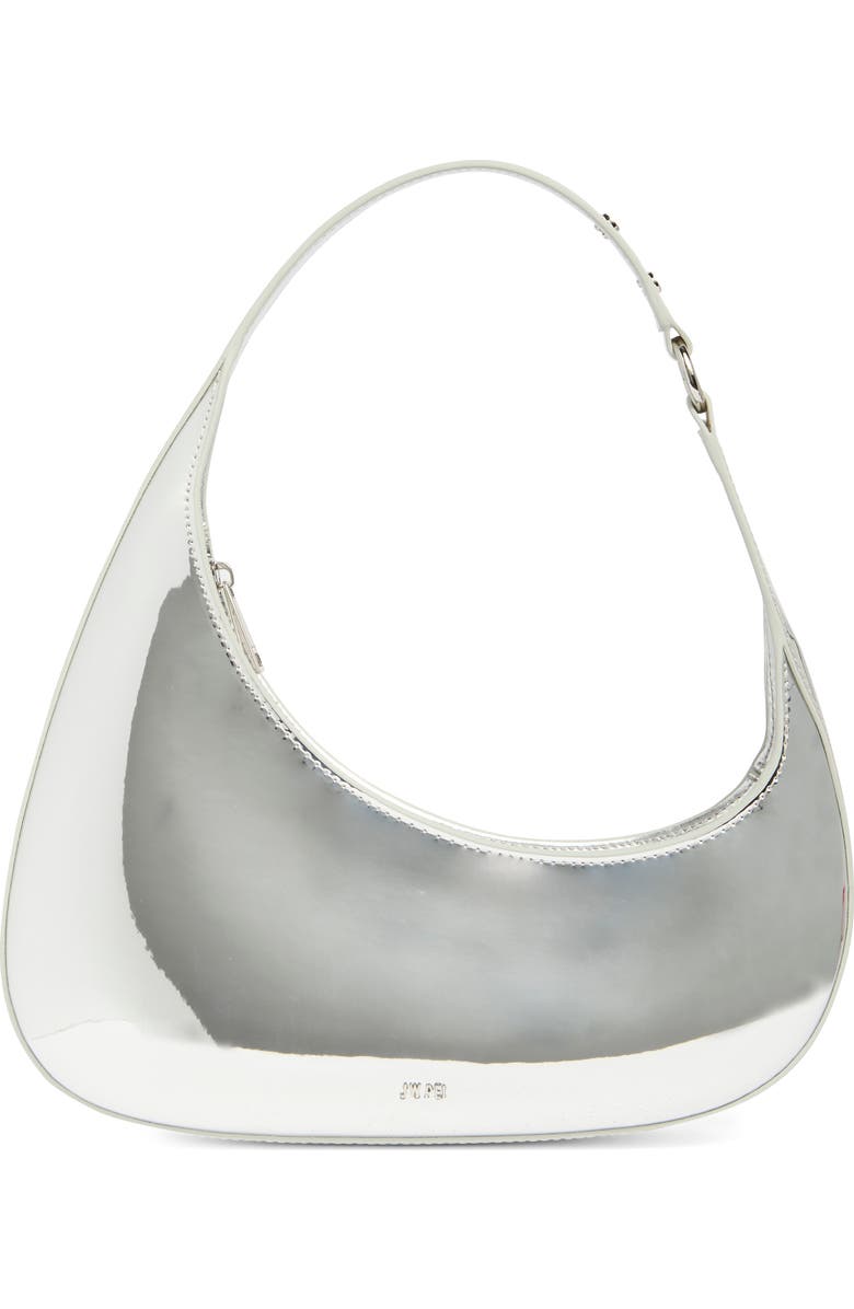 JW PEI Harlee Faux Leather Shoulder Bag, Main, color, Silver
