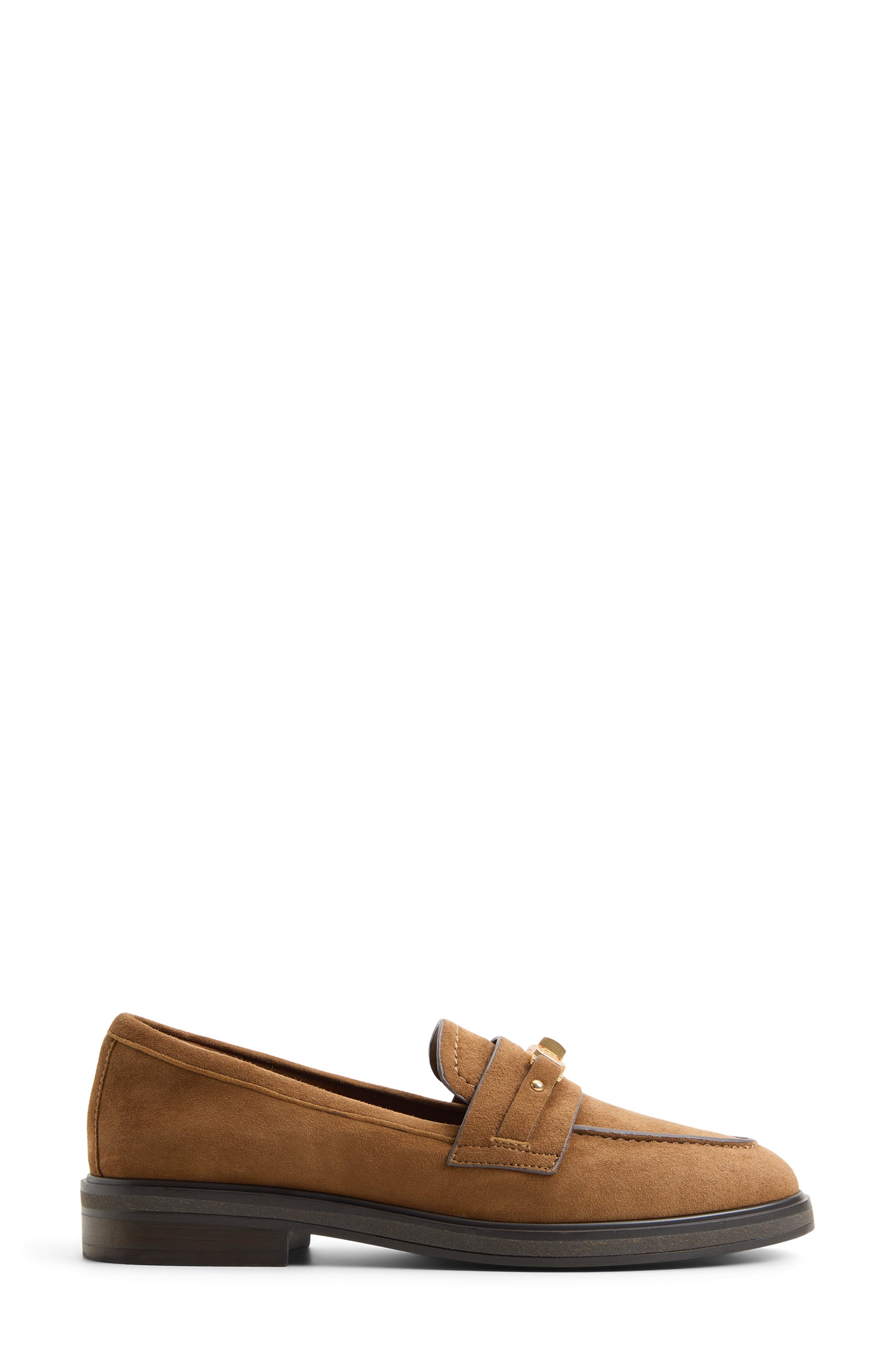 Biatrice Leather Loafer, Alternate, color, LIGHT BROWN