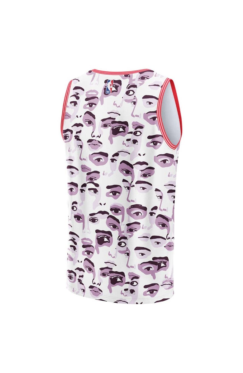 NBA X KIDSUPER Unisex NBA & KidSuper Studios by Fanatics White Toronto Raptors Hometown Jersey, Alternate, color, White