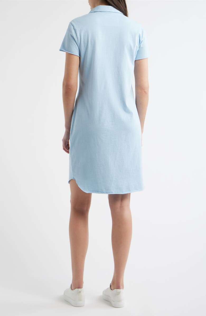 Frank & Eileen Lauren Cotton Polo Dress, Alternate, color, Dive Blue