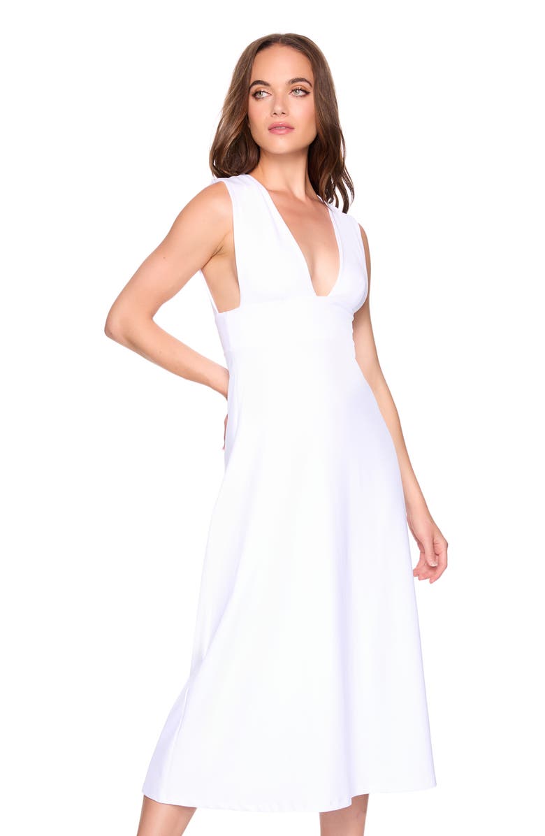 Susana Monaco A-Line Midi Dress, Alternate, color, Sugar