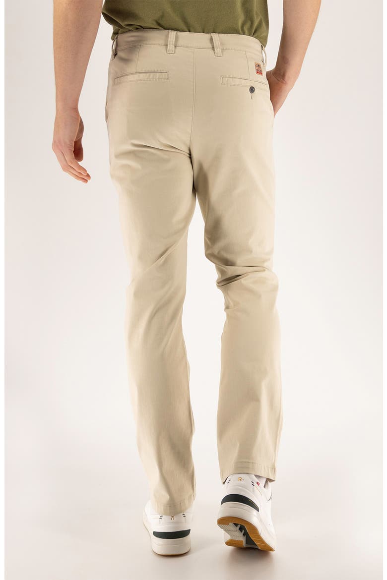 Cotton Stretch Twill Chinos, Alternate, color, BROWN RICE