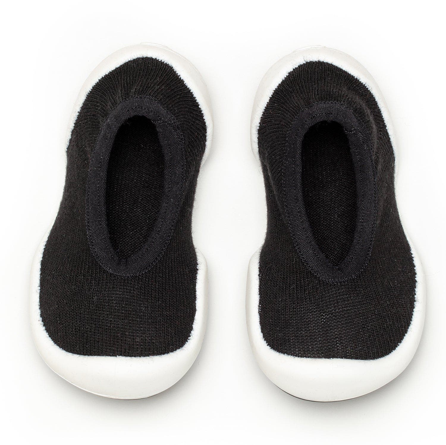 Komuello Toddler Sock Shoes Flat - Onyx, Main, color, Onyx