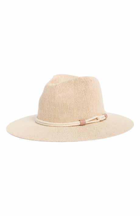 NORDSTROM RACK Cotton Knit Panama Hat