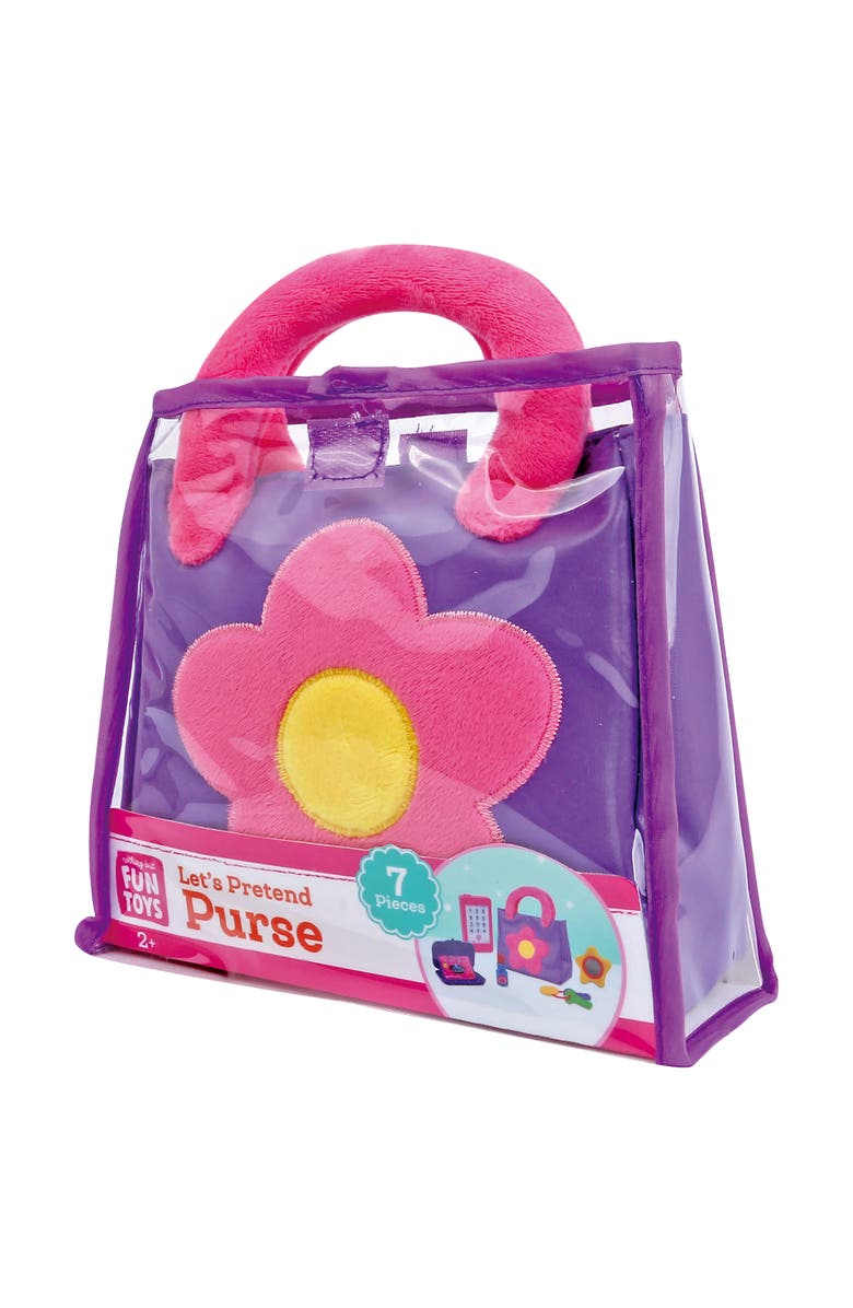 Nothing But Fun Toys Let's Pretend Purse, Pink & Purple Play Set, 2+, Alternate, color, 