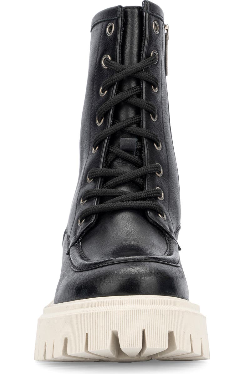 Aquatalia Platform Combat Boot, Alternate, color,