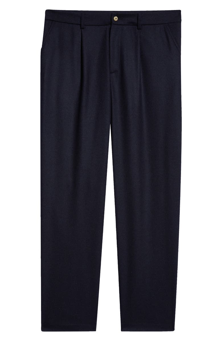 De Bonne Facture Pleated Wool Pants, Alternate, color, 
