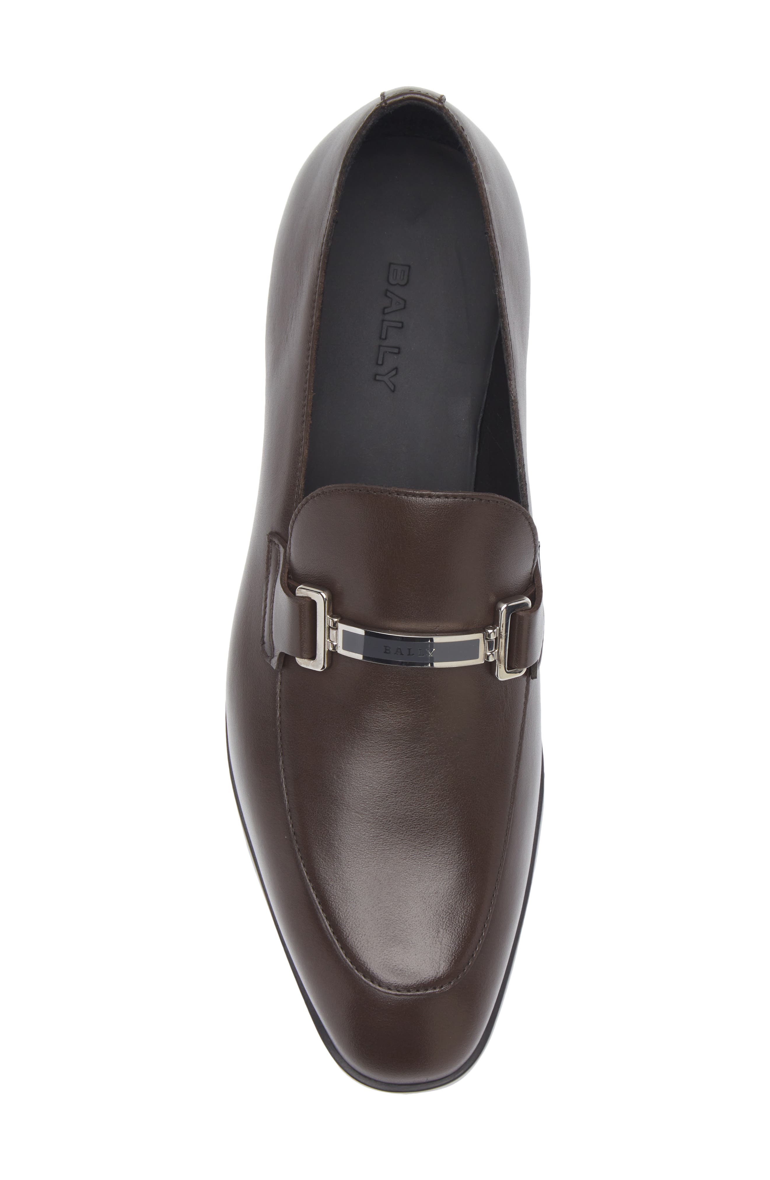 Bally Onisor Apron Toe Bit Loafer, Alternate, color, Marrone