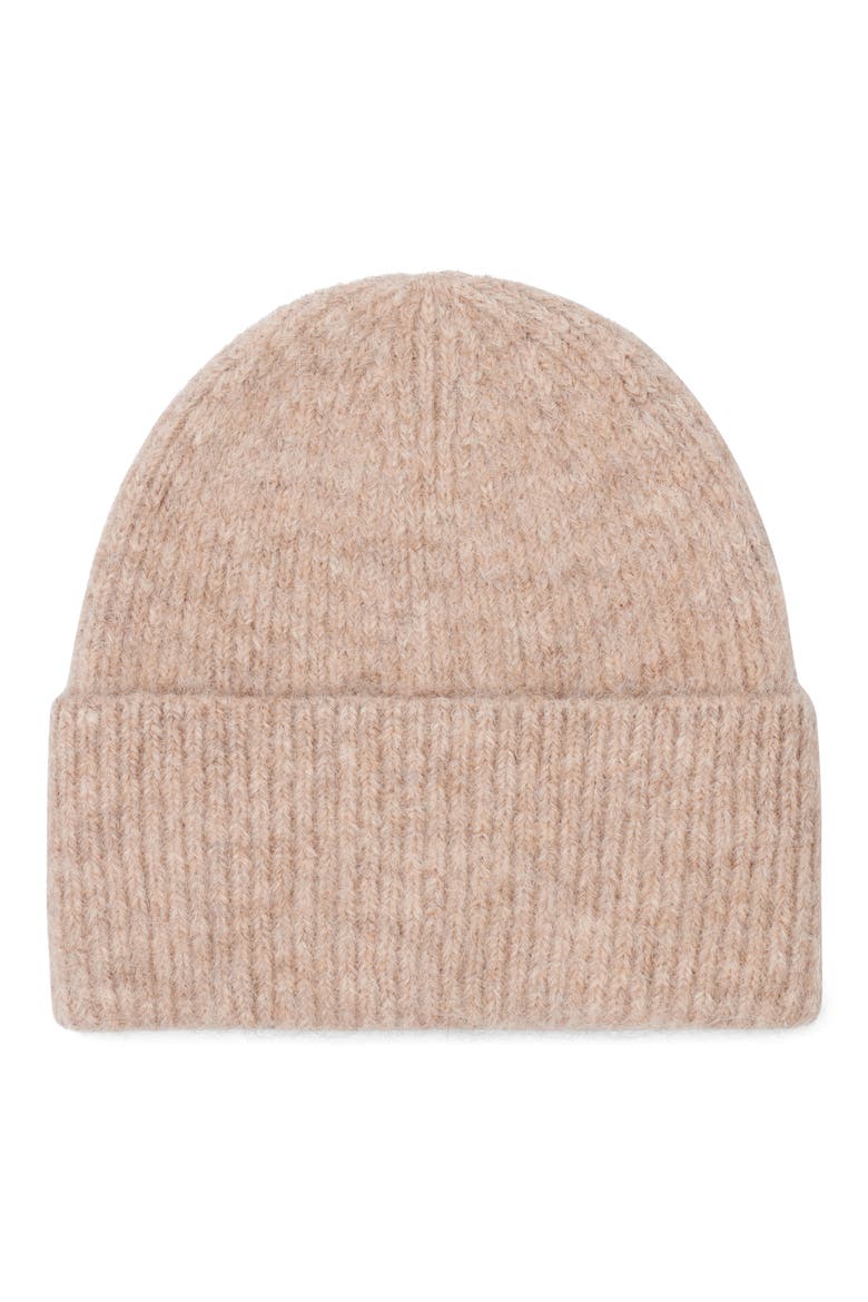 The Alpaca Blend Beanie, Main, color, ICED TAUPE