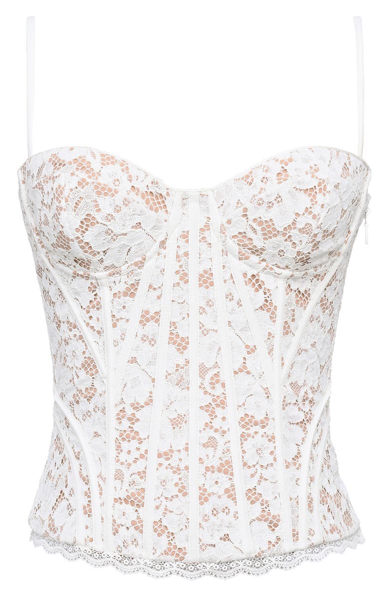 HOUSE OF CB Rania Lace Corset Top, Alternate, color,