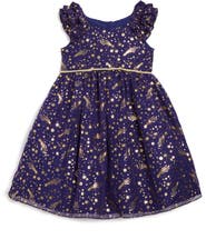 Pippa & Julie Kids' Sienna Cosmic Party Dress