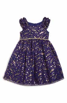 Pippa & Julie Kids' Sienna Cosmic Party Dress
