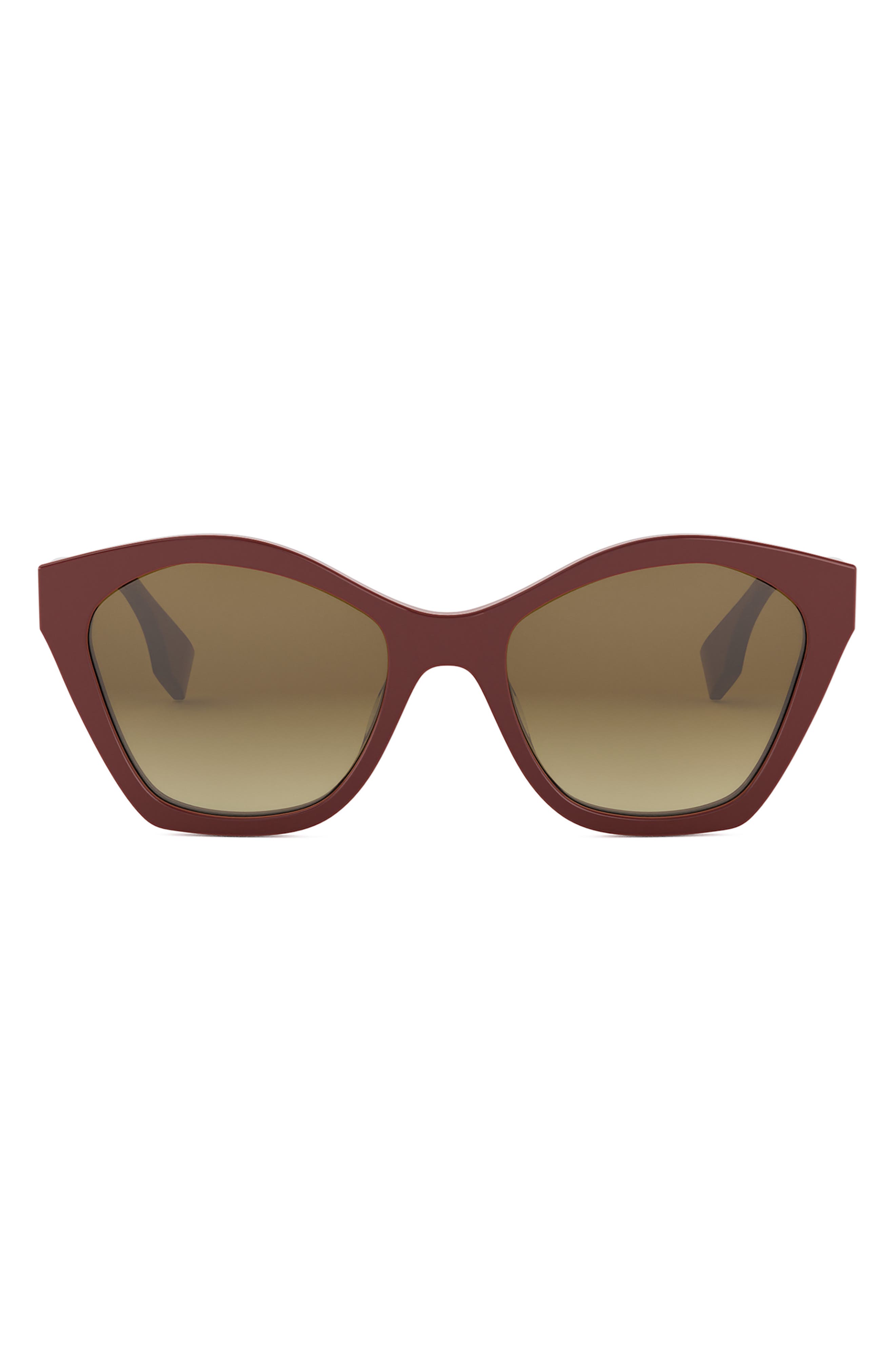 SHINY RED / GRADIENT BROWN