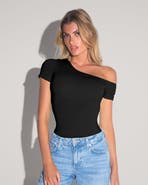 TA3 Mega Sculpting One-Shoulder Short Sleeve Top