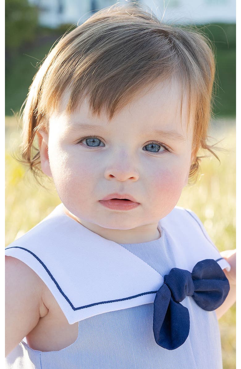 Florence Eiseman Pincord Sailor Shortall, Alternate, color, Blue/White