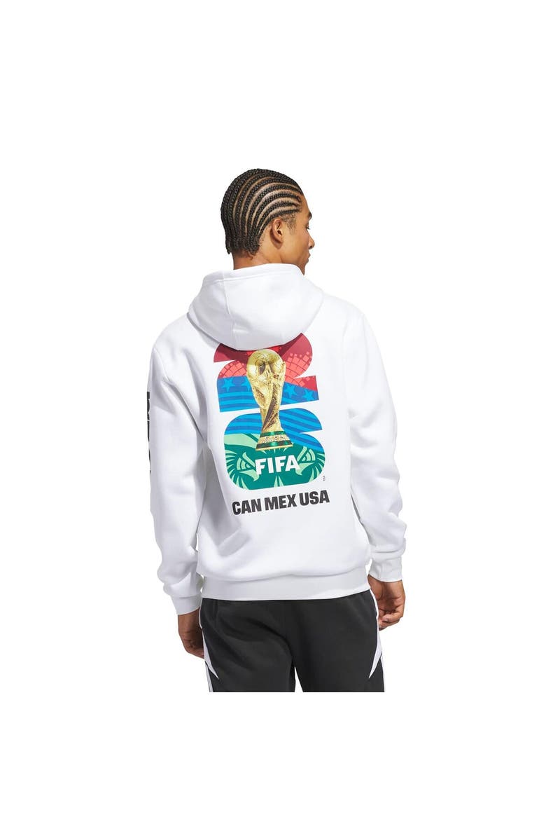 adidas Men's adidas White 2026 FIFA World Cup Official Graphic Hoodie, Alternate, color, White