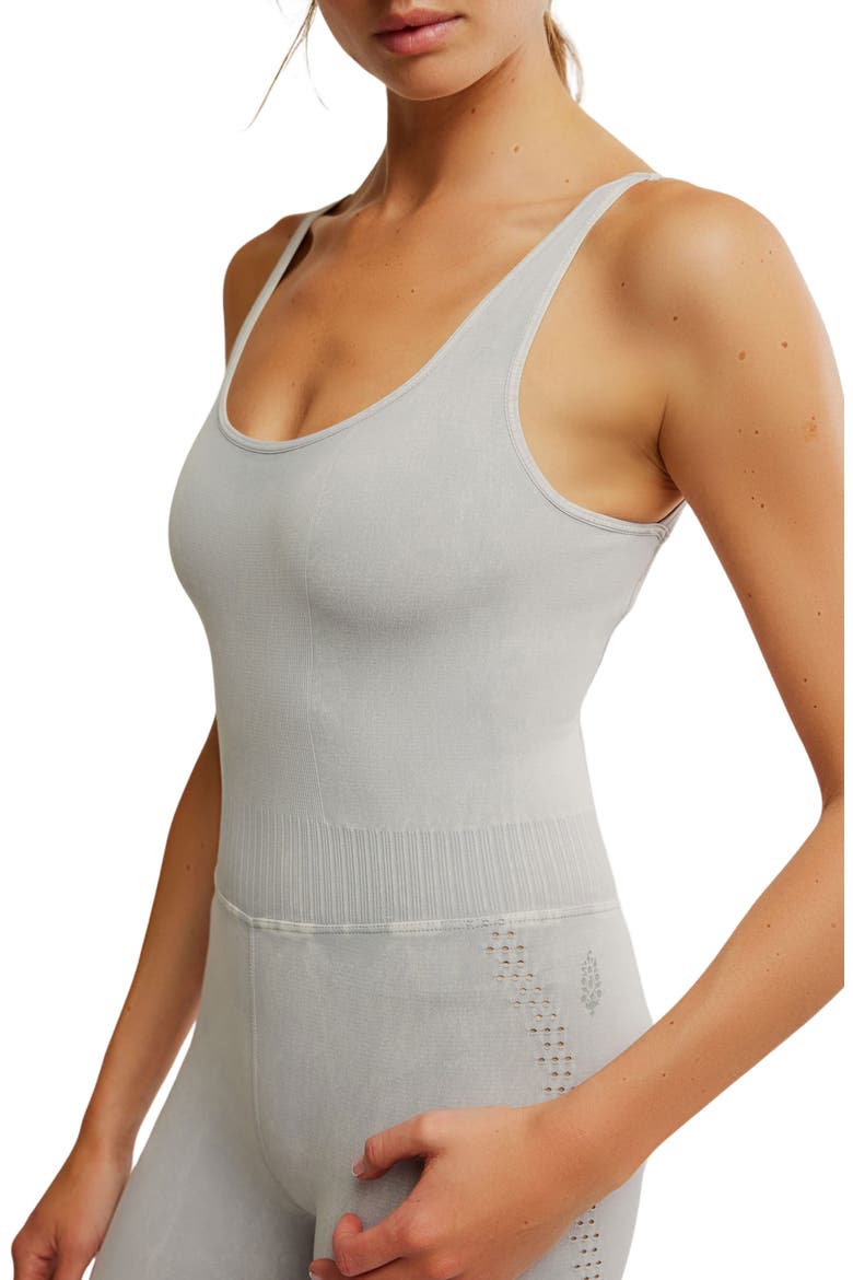 Good Karma Jumpsuit, Alternate, color, LIGHT GREY