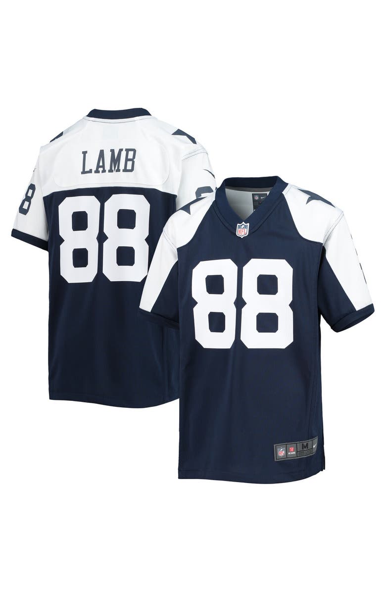 Nike Youth Nike CeeDee Lamb Navy Dallas Cowboys Alternate Team Game Jersey, Main, color, Navy