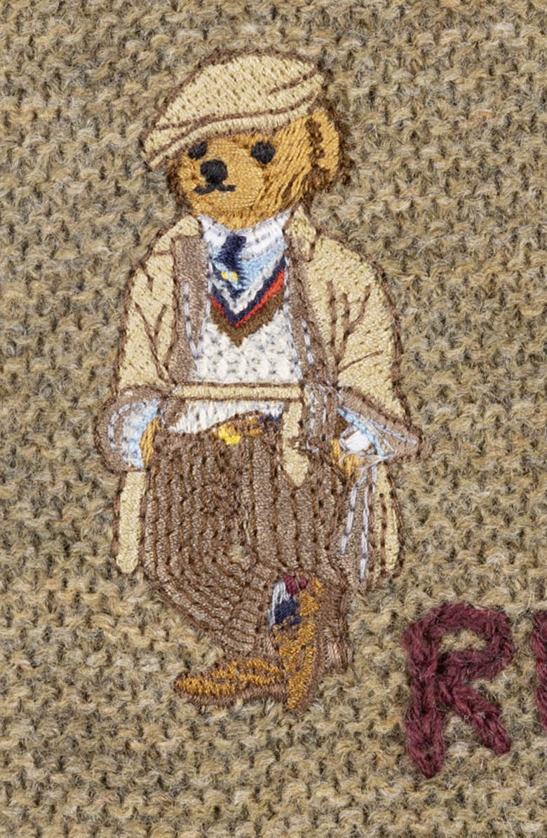 Charles Bear Patchwork Wool Blend Scarf