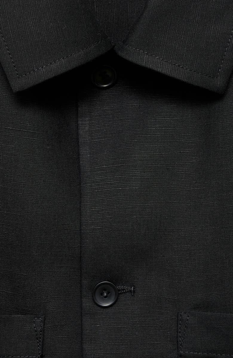 MANGO Chore Jacket, Alternate, color, Black