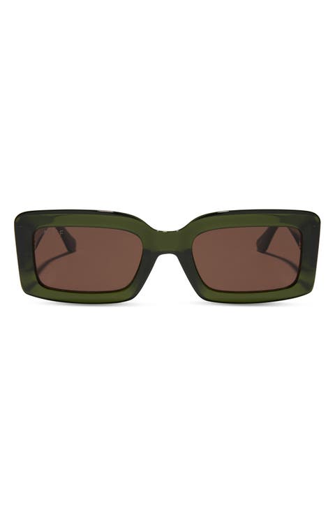 Katie 52mm Gradient Rectangle Sunglasses