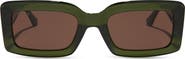DIFF Katie 52mm Gradient Rectangle Sunglasses